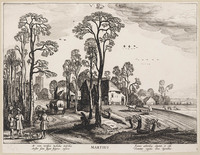 KG 02894
<br/>
Maart: weg van Hillegom naar Lisse
<br/>
<em>Velde, Jan van de (II) (1593-1641)</em>